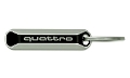 Audi quattro Keyring - black/silver