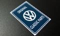 VW ORIGINAL CLASSIC PARTS Behind Glass Sticker